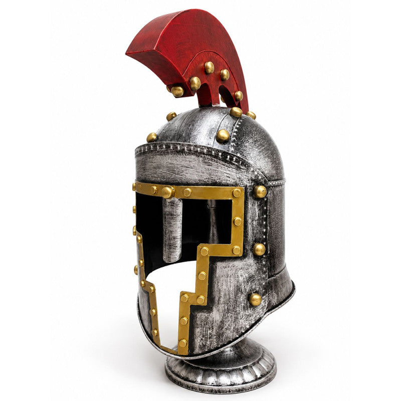 Şövalye Miğferi Biblosu - Metal - 53x16 cm Dekoratif Obje