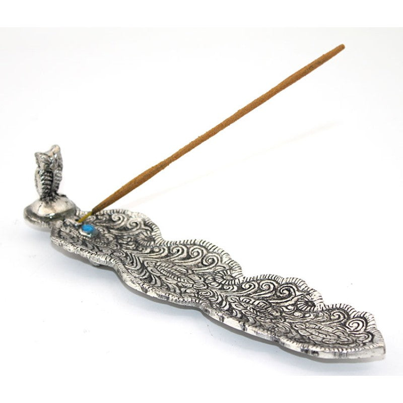 Metal Kayık Baykuş Tasarımı Tütsülük Model 2