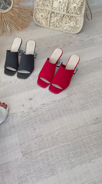 SEVİRA Aria Kristal Topuklu Mule